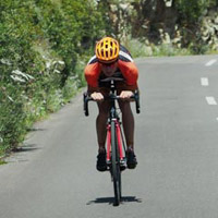 Going downhill safely on a road bike